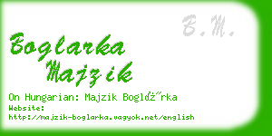 boglarka majzik business card